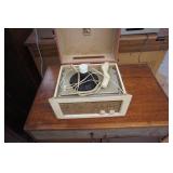 Ford Philco Vintage Wood Console Record Player With AM/FM Radio
