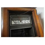 Magnavox Vintage Wood Console Record Player With Radio
