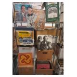 8 Boxes of Vintage Vinyl LP