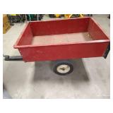 Agri-Fab 10 cu. ft. Metal Pull Behind Wagon Agri-Fab 10 cu. ft. Metal Pull Behind Wagon
