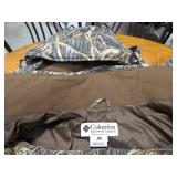 Nice Columbia (3X) Camo Hooded Hunting Jacket With Lining Nice Columbia (3X) Camo Hooded Hunting Jacket With Lining