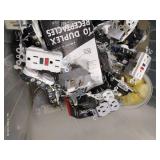 Tote of Electrical Parts - Outlets, Etc Tote of Electrical Parts - Outlets, Etc