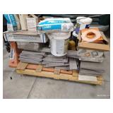 Large Pile of Tiles, Grout, Mortar, Etc Large Pile of Tiles, Grout, Mortar, Etc