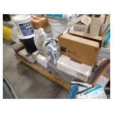 Large Pile of Tiles, Grout, Mortar, Etc Large Pile of Tiles, Grout, Mortar, Etc