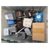 Large Electrical Lot - Boxes, Covers, Etc Large Electrical Lot - Boxes, Covers, Etc
