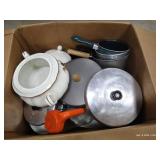 Large Lot of Pots/Pans & Flatware Large Lot of Pots/Pans & Flatware