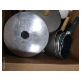 Large Lot of Pots/Pans & Flatware Large Lot of Pots/Pans & Flatware