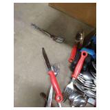 Large Lot of Pots/Pans & Flatware Large Lot of Pots/Pans & Flatware