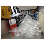 Tote of Electrical Parts - Connectors, Etc Tote of Electrical Parts - Connectors, Etc