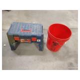 Storage Stepstool & Bucket Storage Stepstool & Bucket