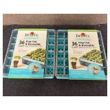 2 36ct Burpee Superseed Seed Starting Trays 2 36ct Burpee Superseed Seed Starting Trays