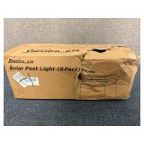 6 Pack of Siedinlar Solar Post Lights 6 Pack of Siedinlar Solar Post Lights