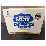 8 Packs of Snax Chickpea Crisps - White Cheddar Cheese 8 Packs of Snax Chickpea Crisps - White Cheddar Cheese