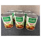 6 Cans of Healthy Choice Vegatable Beef 6 Cans of Healthy Choice Vegatable Beef