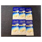 6 Lindt White Chocolate Bars 6 Lindt White Chocolate Bars