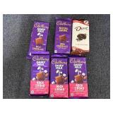 Cadbury and Dove Chocolare Bars Cadbury and Dove Chocolare Bars