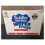 8 Packs of Toddler Wafer Stick - Banana & Strawberry 8 Packs of Toddler Wafer Stick - Banana & Strawberry