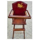 Wooden Doll Highchair Wooden Doll Highchair