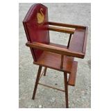 Wooden Doll Highchair Wooden Doll Highchair