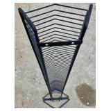 Black Metal CD Storage tower Black Metal CD Storage tower