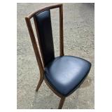Black-Cushioned wooden Chair Black-Cushioned wooden Chair