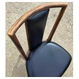 Black-Cushioned wooden Chair Black-Cushioned wooden Chair