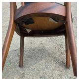 Black-Cushioned wooden Chair Black-Cushioned wooden Chair
