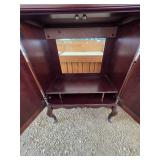 Cute Vintage Hardwood Television Cabinet Cute Vintage Hardwood Television Cabinet