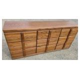 Long Wooden Dresser with Cedar drawers Long Wooden Dresser with Cedar drawers