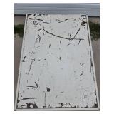 Beat-up White Coffee Table with a Drawer in bottom Beat-up White Coffee Table with a Drawer in bottom