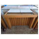 Glass-top Display Cabinet W/ Cushioned Drawers Glass-top Display Cabinet W/ Cushioned Drawers