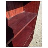 Mahogany-colored Melamine Shelf Mahogany-colored Melamine Shelf