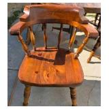 Table and one extra leaf 4 solid wooden Chairs Table and one extra leaf 4 solid wooden Chairs
