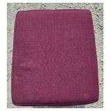 Maroon-cushioned Footstool Maroon-cushioned Footstool