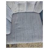 Cushy Blue Chair, slightly dirty Cushy Blue Chair, slightly dirty