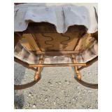 Vintage White-Cushioned Rocking Chair Vintage White-Cushioned Rocking Chair