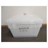 Set of 3 Greenmade Instaview 45 Quart Multi-Use Storage Bin Set of 3 Greenmade Instaview 45 Quart Multi-Use Storage Bin