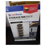 Safe Racks Storage Bin Rack for 27 Gal. Storage Bins **Bins NOT included** Safe Racks Storage Bin Rack for 27 Gal. Storage Bins **Bins NOT included**