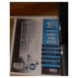 Winco 20 Tier Aluminum Sheet Pan Rack w/Brake Winco 20 Tier Aluminum Sheet Pan Rack w/Brake