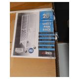 Winco 20 Tier Aluminum Sheet Pan Rack w/Brake Winco 20 Tier Aluminum Sheet Pan Rack w/Brake