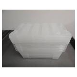 IRIS Buckle-Up Storage Set of 4, 12.9 Quart IRIS Buckle-Up Storage Set of 4, 12.9 Quart