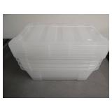 IRIS Buckle-Up Storage Set of 4, 12.9 Quart IRIS Buckle-Up Storage Set of 4, 12.9 Quart