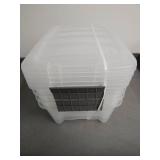 IRIS Buckle-Up Storage Set of 4, 12.9 Quart IRIS Buckle-Up Storage Set of 4, 12.9 Quart