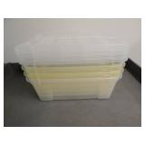 IRIS Buckle-Up Storage Set of 4, 12.9 Quart IRIS Buckle-Up Storage Set of 4, 12.9 Quart