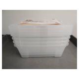 IRIS Buckle-Up Storage Set of 4, 12.9 Quart **bins have NO latches** IRIS Buckle-Up Storage Set of 4, 12.9 Quart **bins have NO latches**