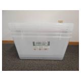 Set of 3 Greenmade Instaview 45 Quart Multi-Use Storage Bins Set of 3 Greenmade Instaview 45 Quart Multi-Use Storage Bins