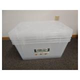Set of 3 Greenmade Instaview 45 Quart Multi-Use Storage Bins Set of 3 Greenmade Instaview 45 Quart Multi-Use Storage Bins