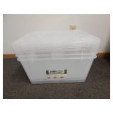 Set of 3 Greenmade Instaview 45 Quart Multi-Use Storage Bins Set of 3 Greenmade Instaview 45 Quart Multi-Use Storage Bins