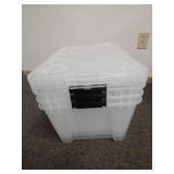 Set of 3 Greenmade Instaview 45 Quart Multi-Use Storage Bins Set of 3 Greenmade Instaview 45 Quart Multi-Use Storage Bins