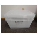 Set of 3 Greenmade Instaview 45 Quart Multi-Use Storage Bins Set of 3 Greenmade Instaview 45 Quart Multi-Use Storage Bins